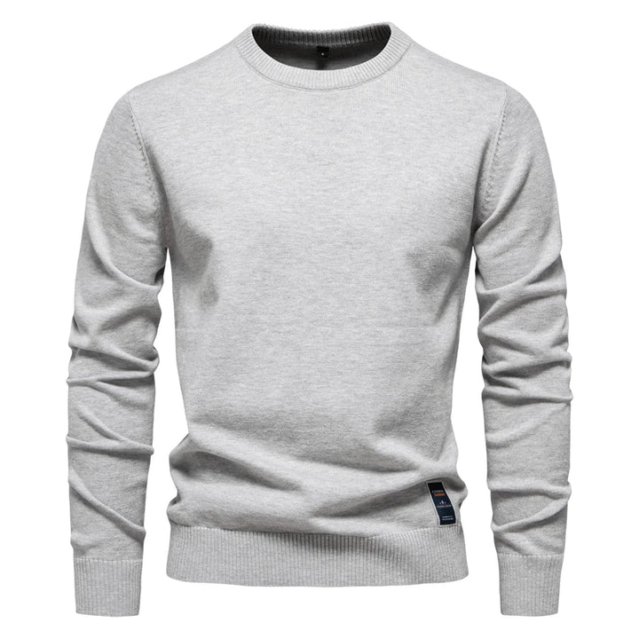 Casual Sweater with Round Neck