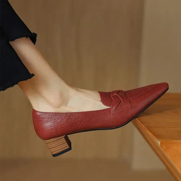 SOFIA AUTHENTIC LEATHER LOAFERS