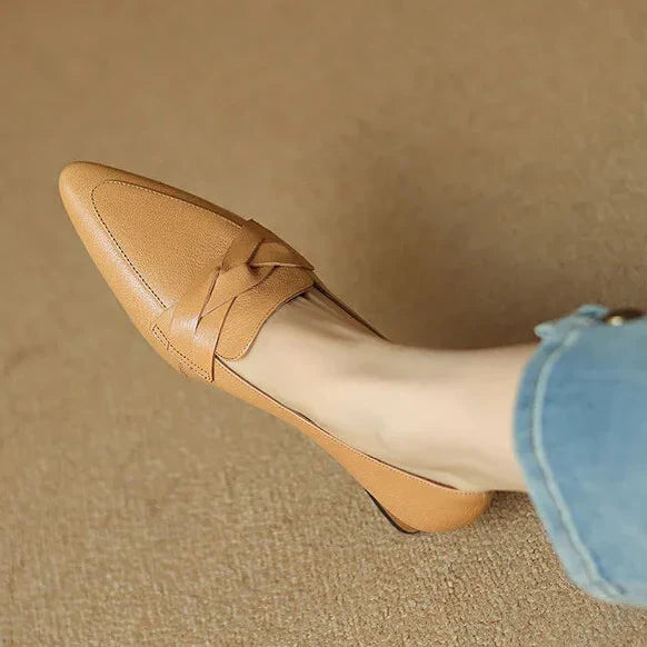 SOFIA AUTHENTIC LEATHER LOAFERS