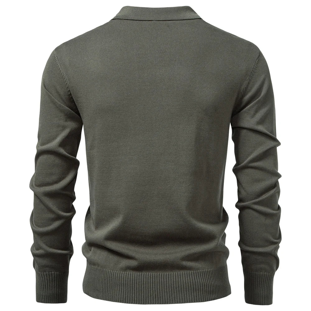 Slim-Fit & Casual Polo with Zipper