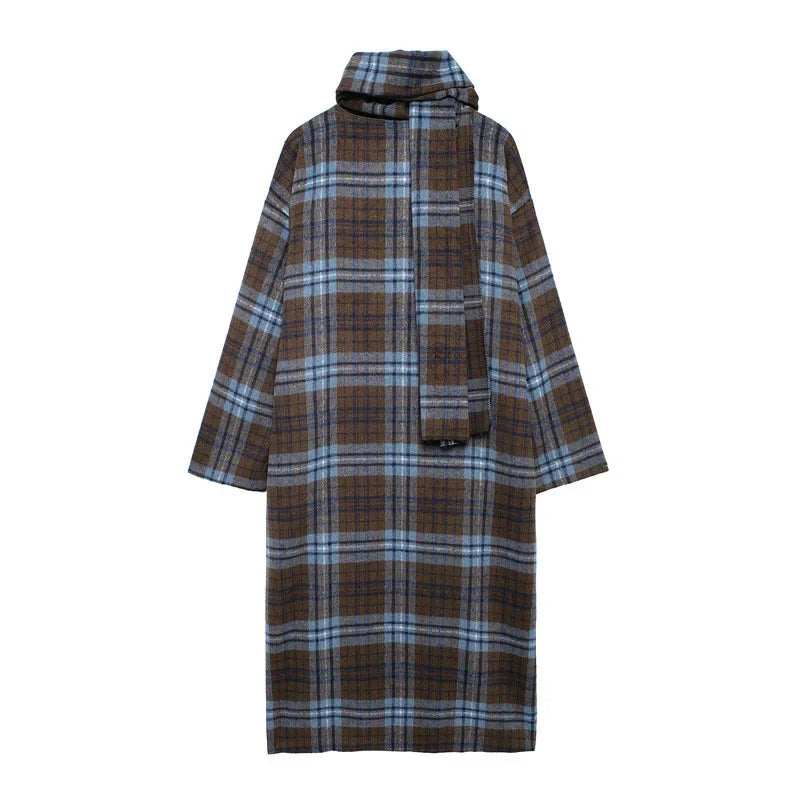 Eleanor | Women's Timeless Check Pattern Plaid Wool Coat