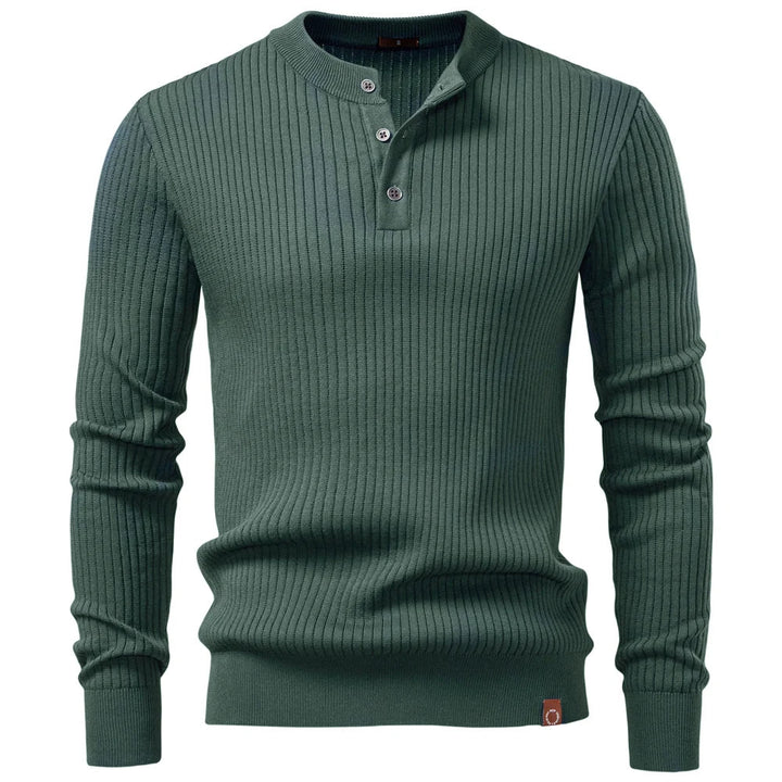Casual Winter Polo Shirt with Buttons