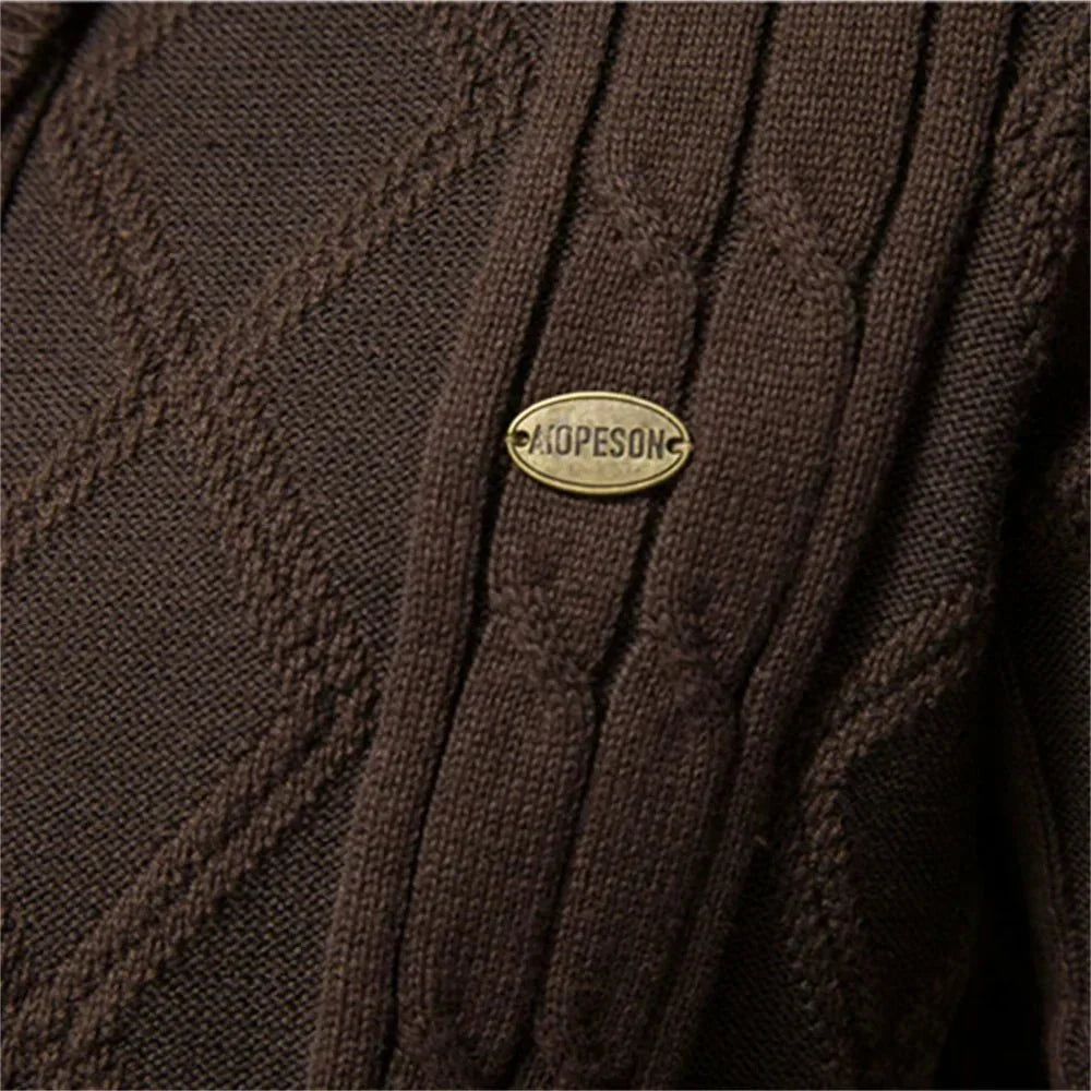 Waldemar - Men's Button-Up Cardigan