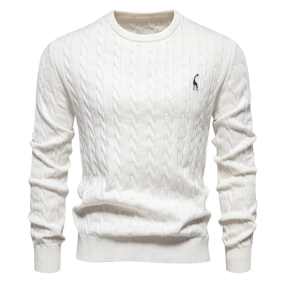Knitted Modern Men's Sweater