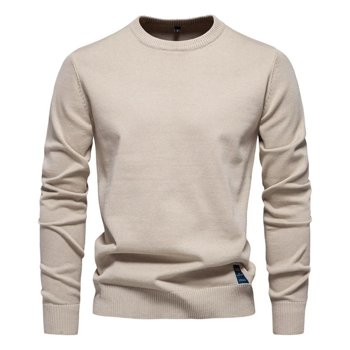 Casual Sweater with Round Neck