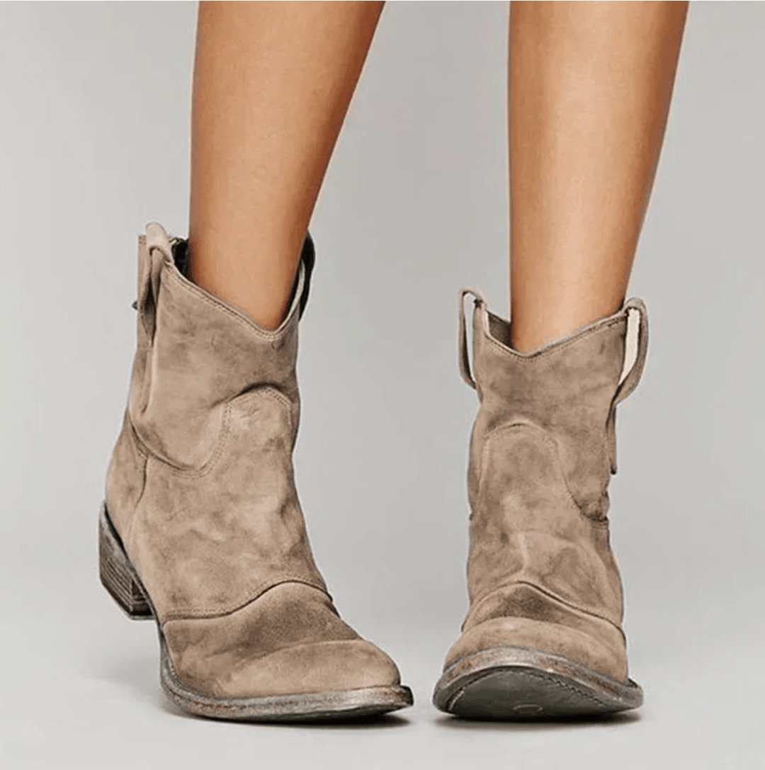 Roselle Suede Cowboy Boots