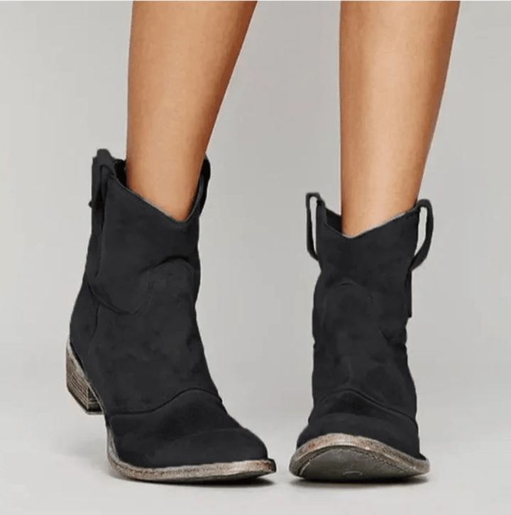 Roselle Suede Cowboy Boots