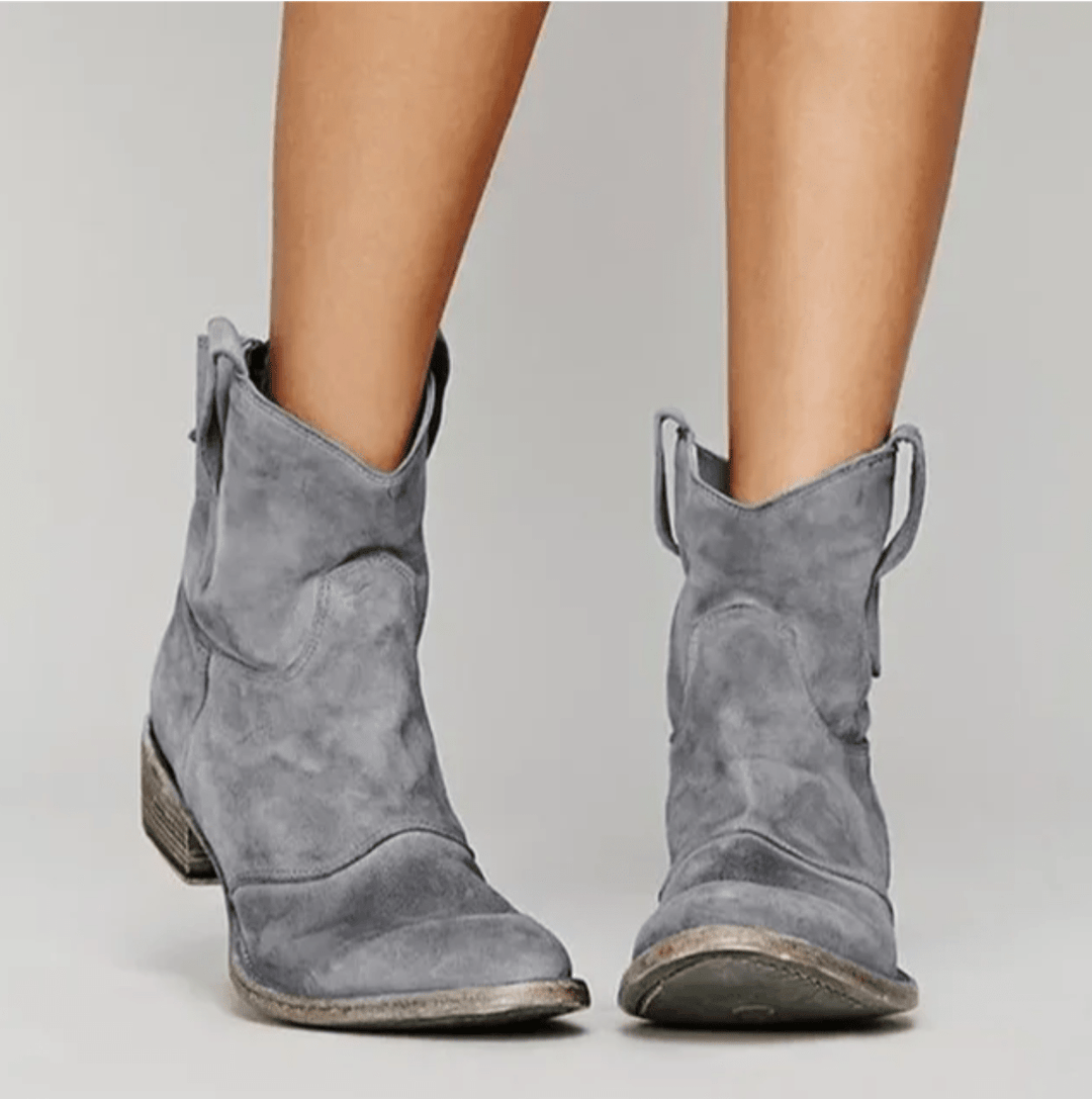 Roselle Suede Cowboy Boots