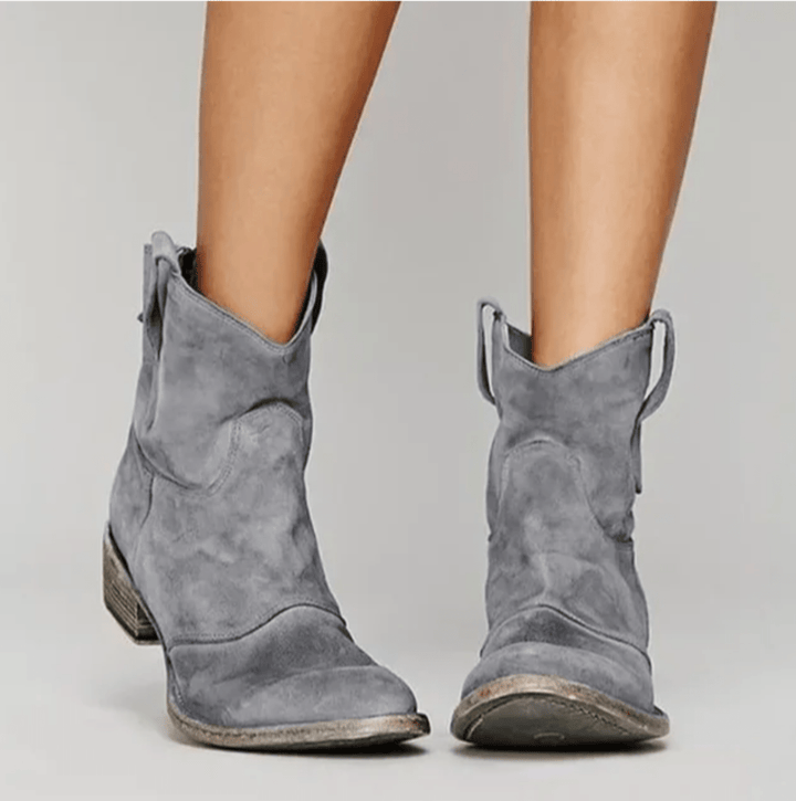 Roselle Suede Cowboy Boots