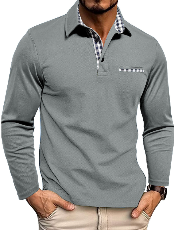 Polo Shirt with Long Sleeves