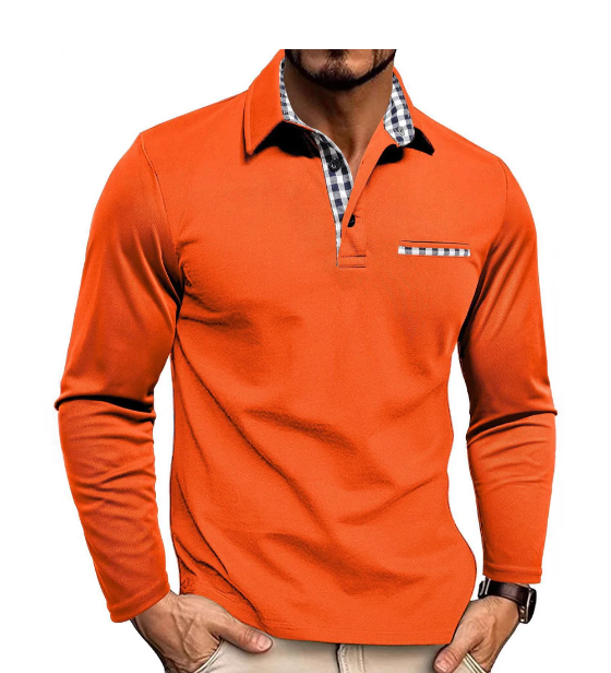 Polo Shirt with Long Sleeves
