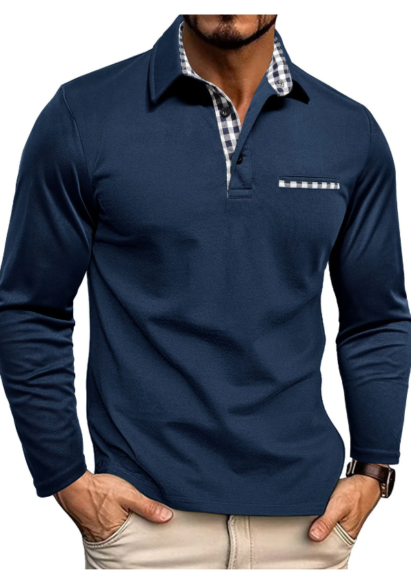Polo Shirt with Long Sleeves