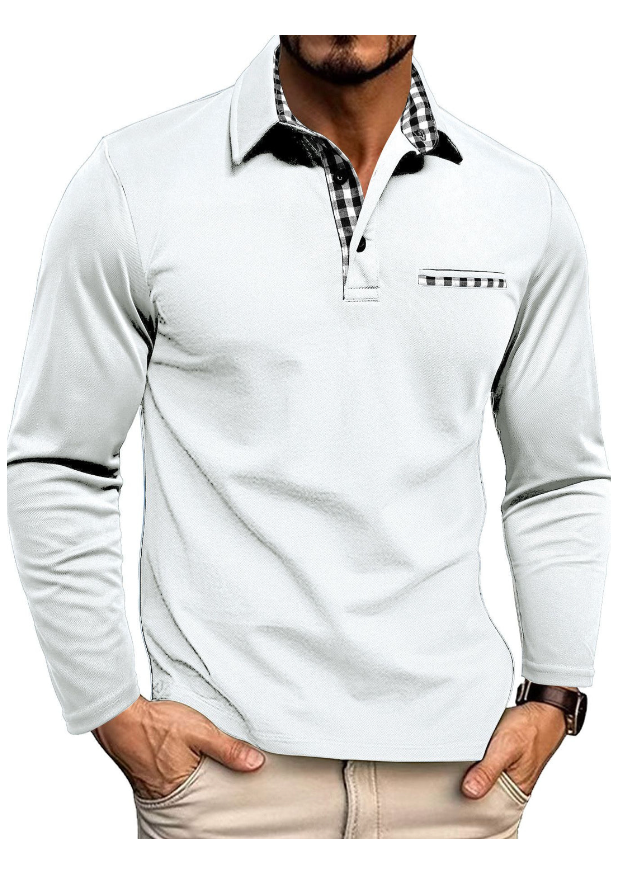Polo Shirt with Long Sleeves