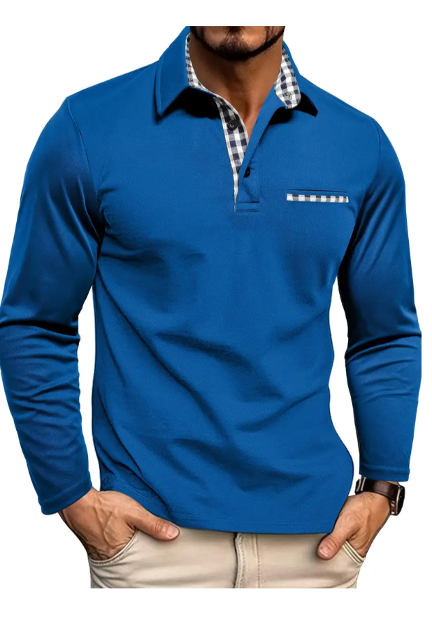Polo Shirt with Long Sleeves