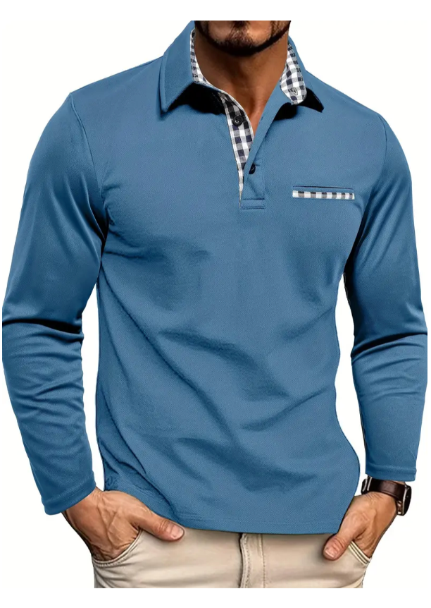 Polo Shirt with Long Sleeves
