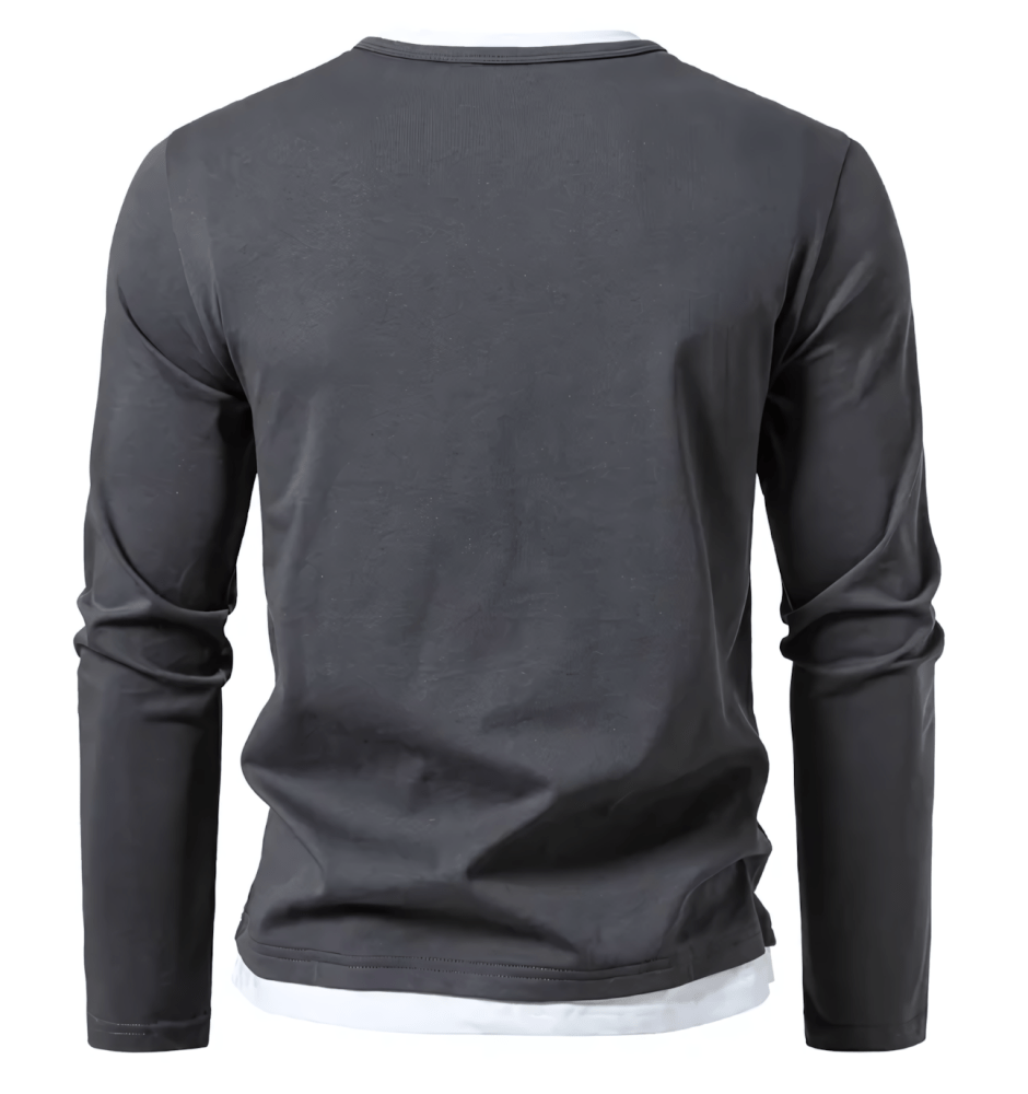 Alwin - Luxury Long-Sleeve Shirt Crafted from Combed Cotton