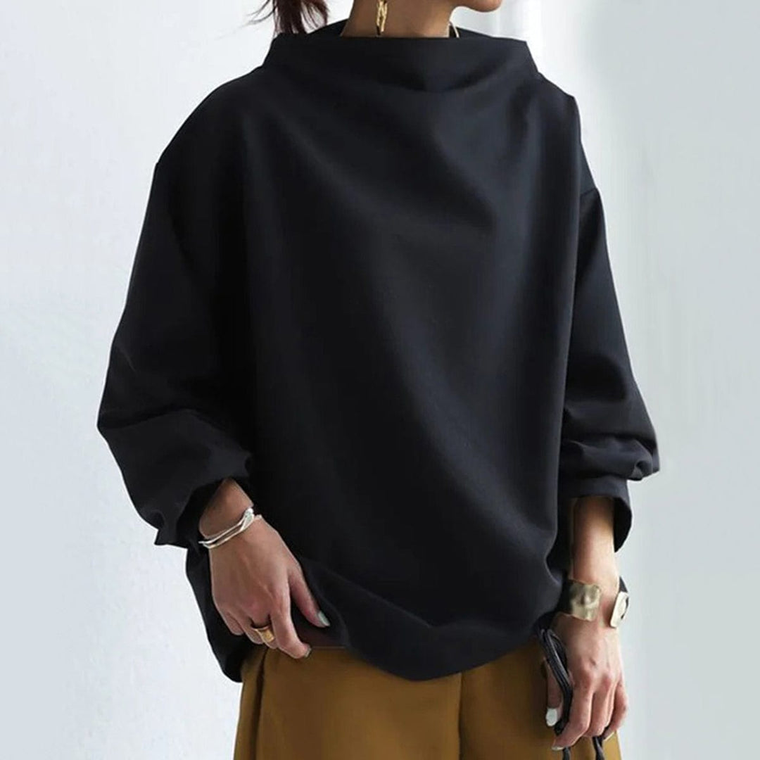 Lisa | Casual High-Neck Top