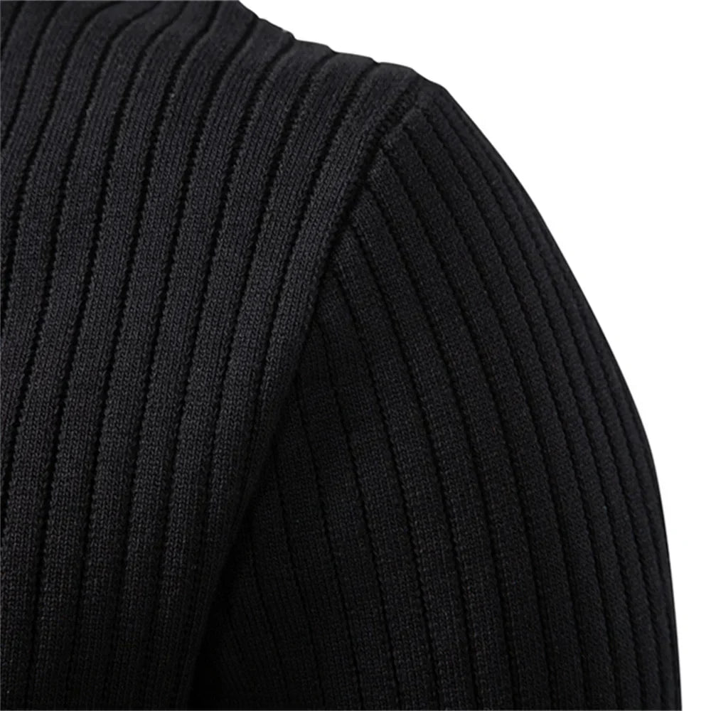 Casual Winter Polo Shirt with Buttons