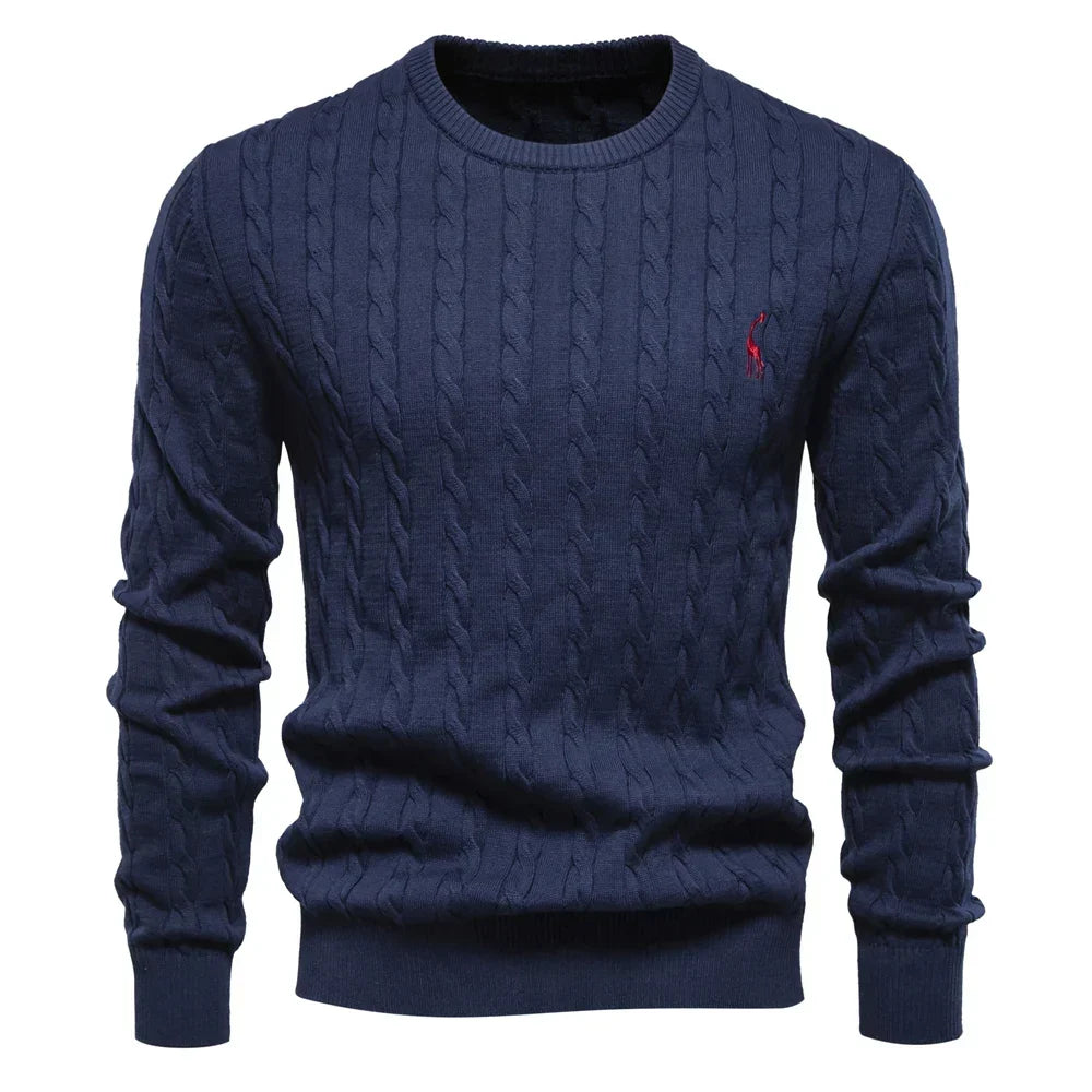 Knitted Modern Men's Sweater