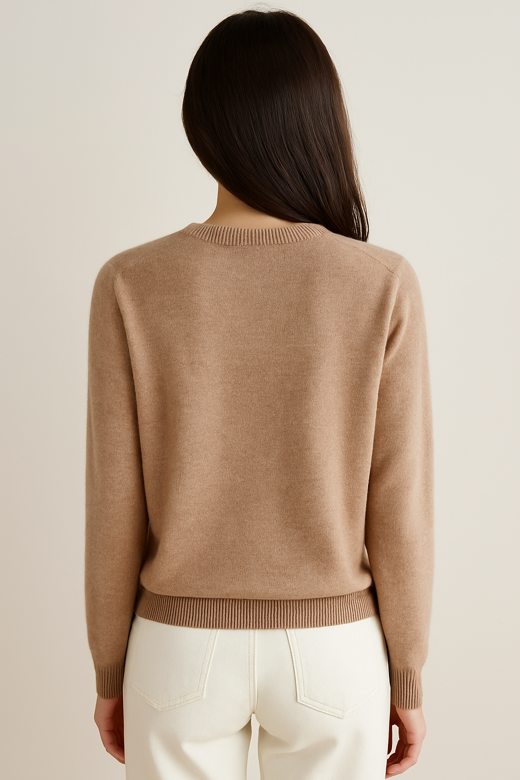 Oriel Women's Soft Button Cardigan with Ribbed Trim