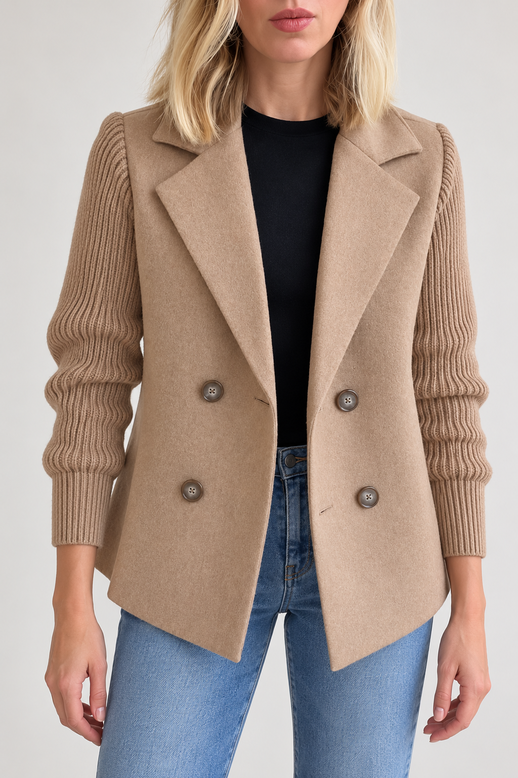 SCARLETT | KNIT BLAZER COAT