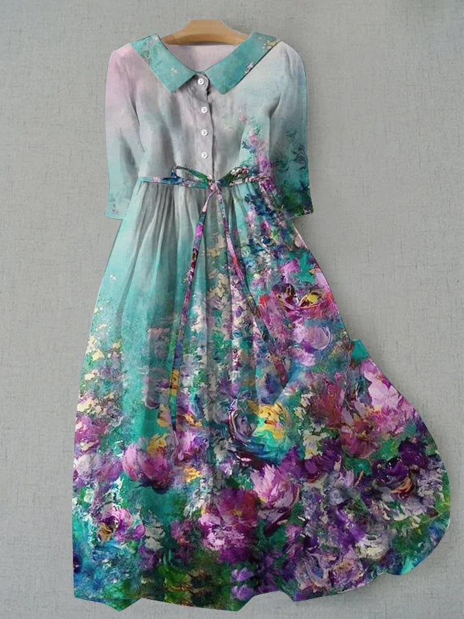 Daisy™ Floral Watercolor Dress