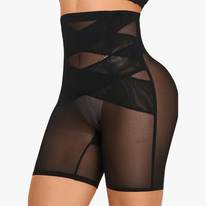 Lovushape - High-Waisted Shapewear for Cross Compression of Abs and Booty