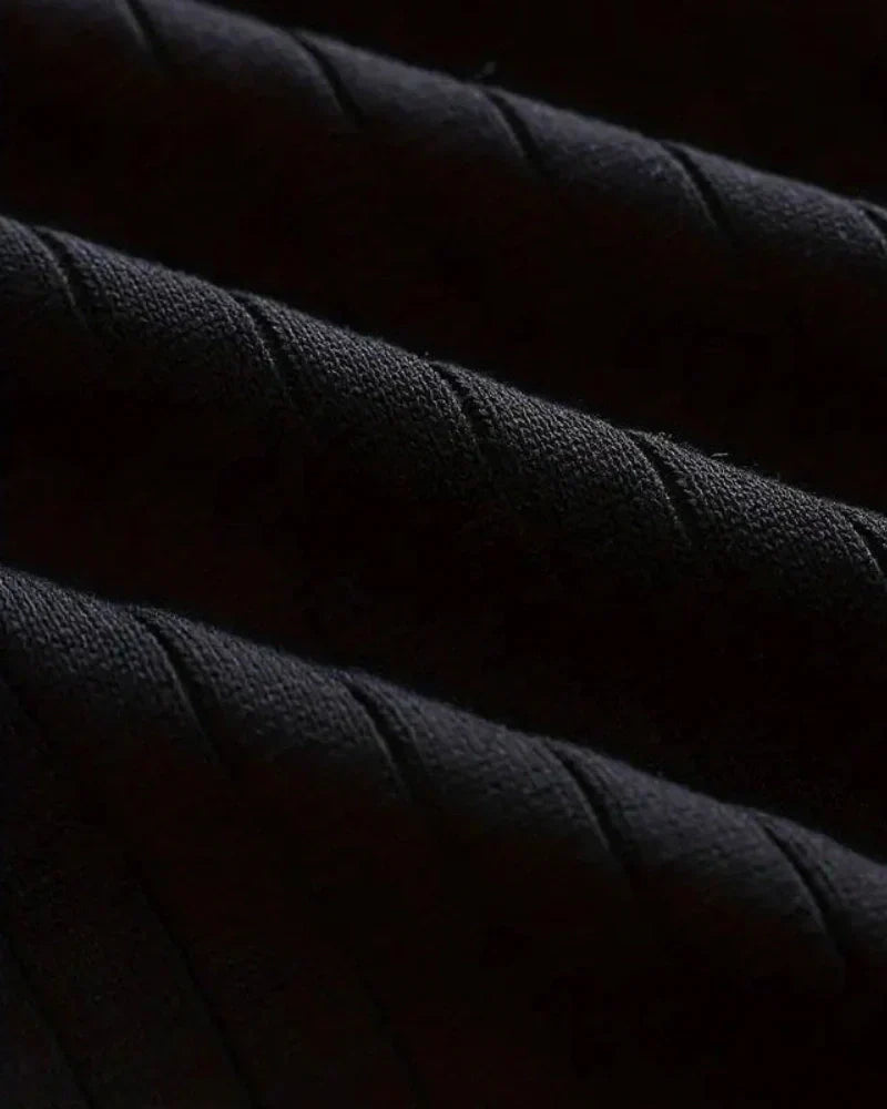 Ribbed Polo Sweatshirt by Hampton