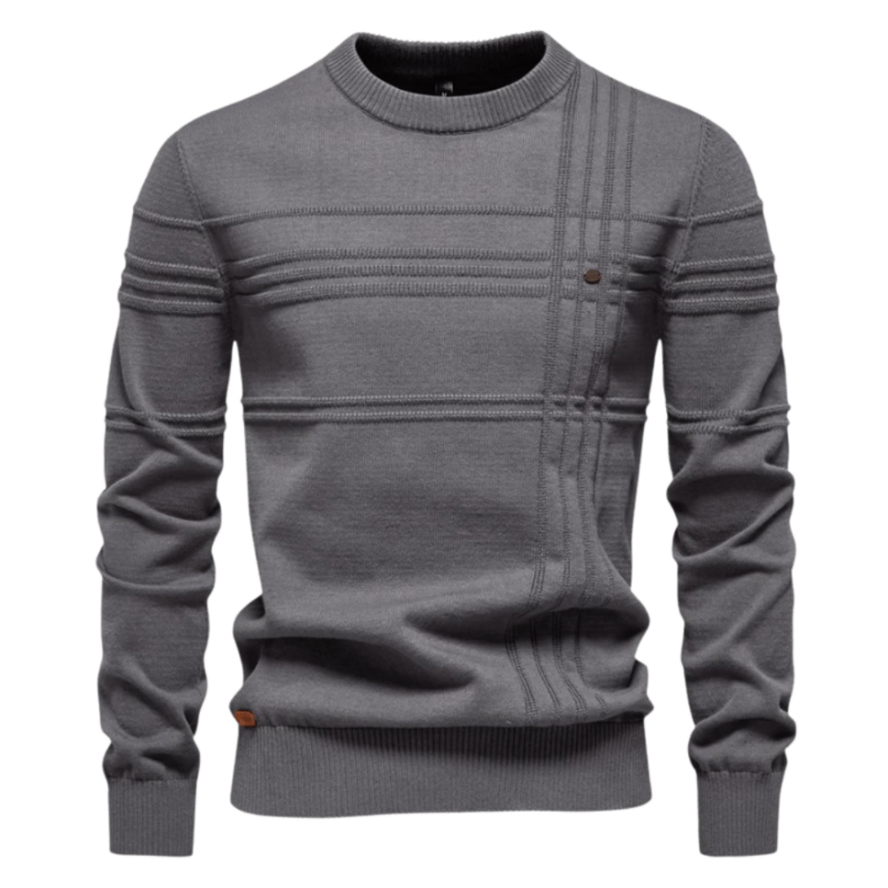 Burkhard - Trendy Men's Sweater Featuring Ruit Design