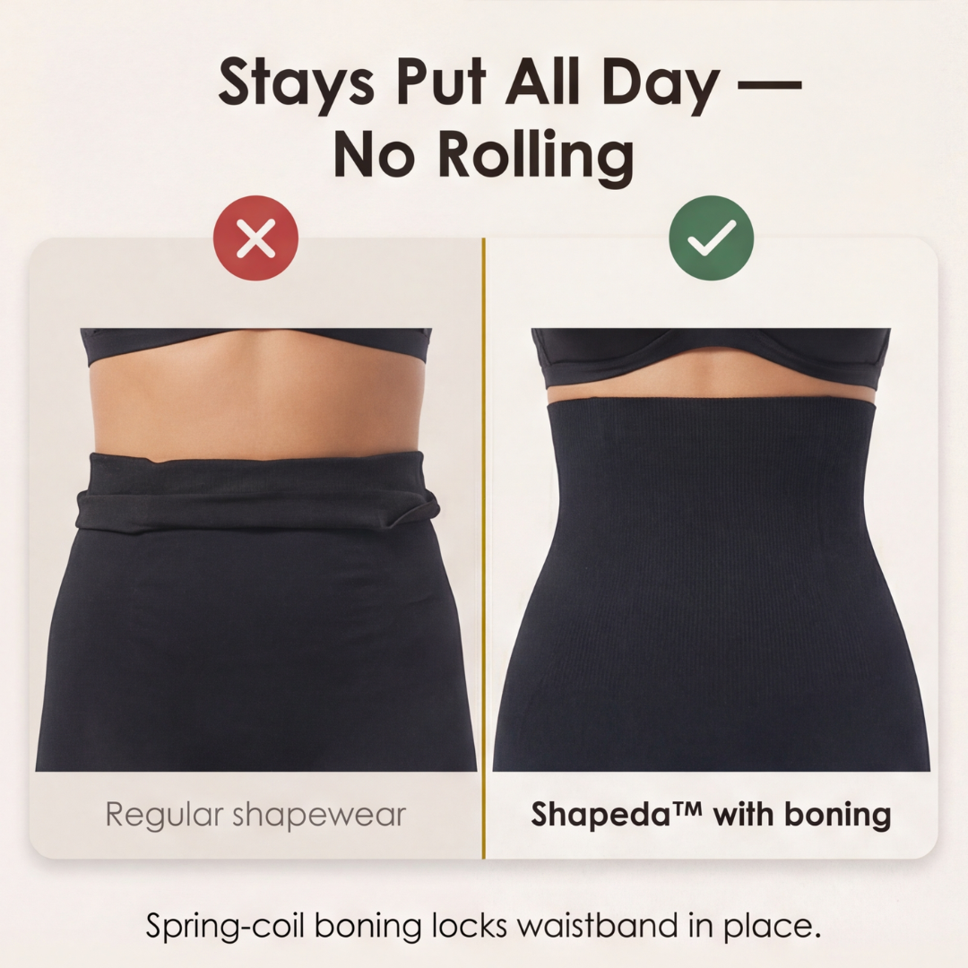 Shapeda – High-Waisted Tummy Control Shaping Shorts