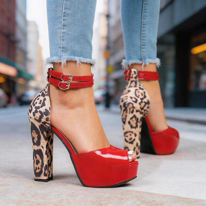 Leopard Print Sierra Platform Shoes