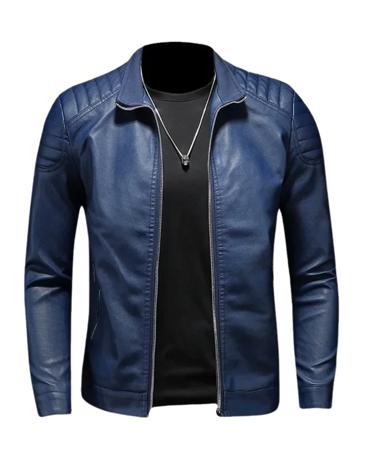 Jacket with High Collar