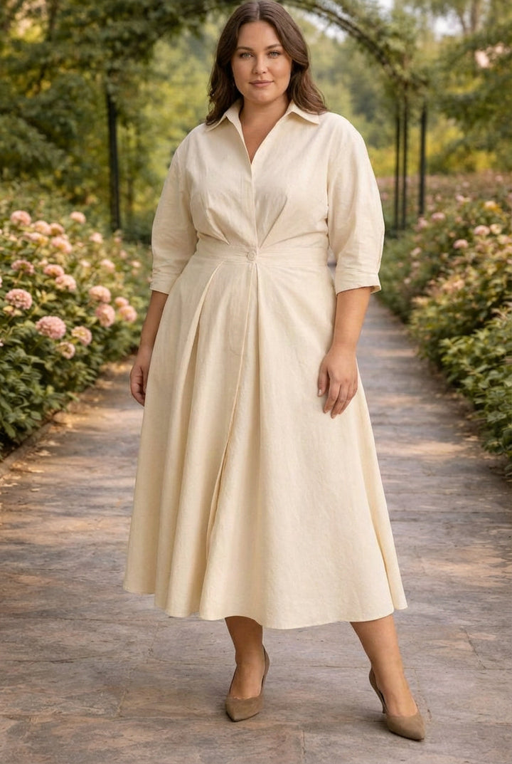 Lottie | Flowing Maxi Dress with Wrap-Front Design