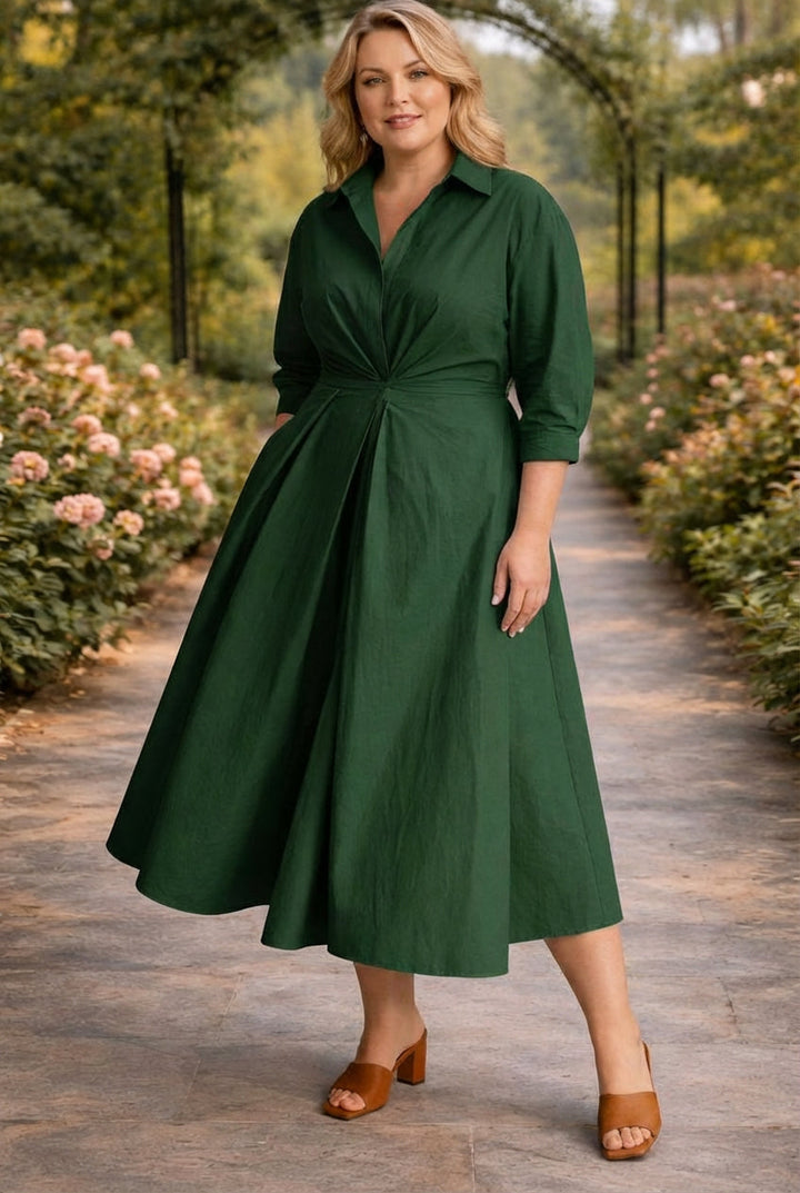 Lottie | Flowing Maxi Dress with Wrap-Front Design
