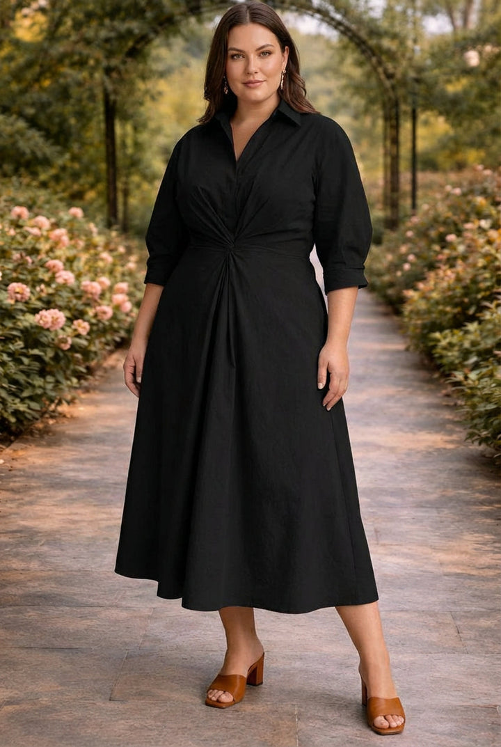 Lottie | Flowing Maxi Dress with Wrap-Front Design