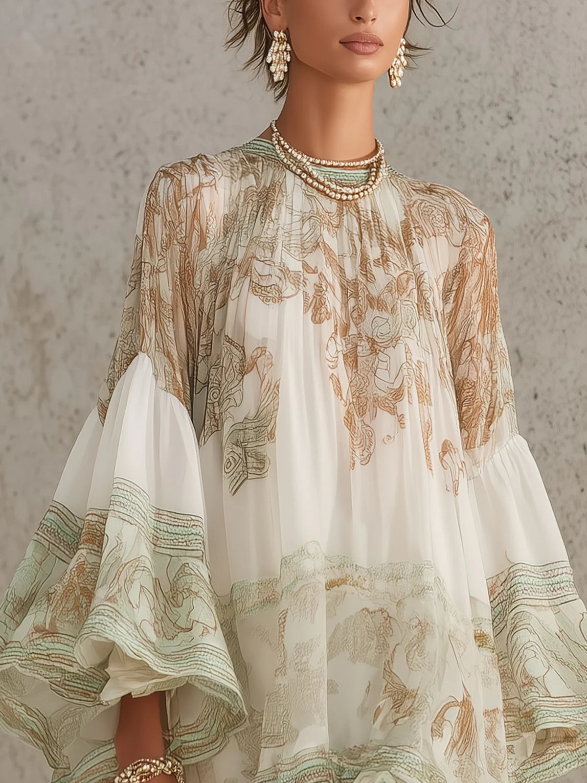 Isabella | Women's Mini Dress with Ruffle Hem