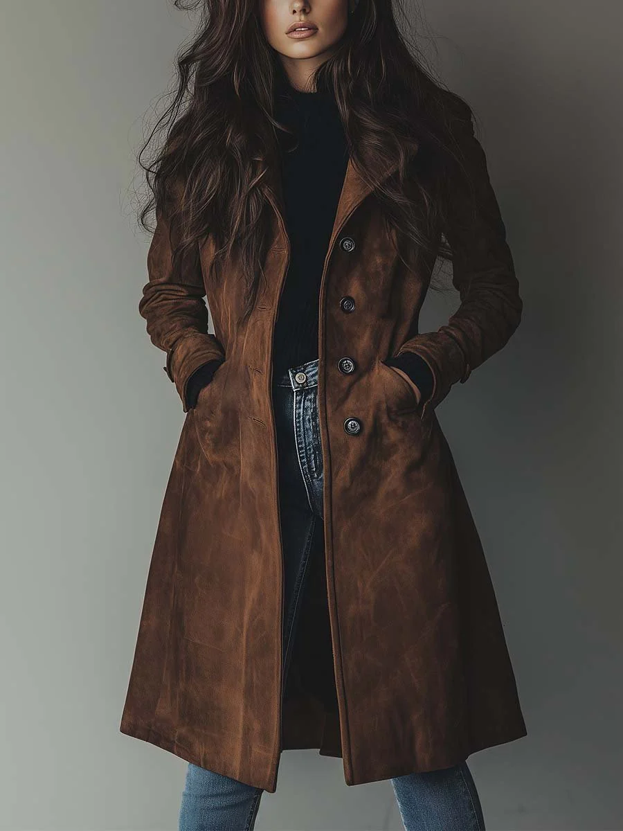 Gwendolen | Women's Classic Trench Coat with Vintage Accents