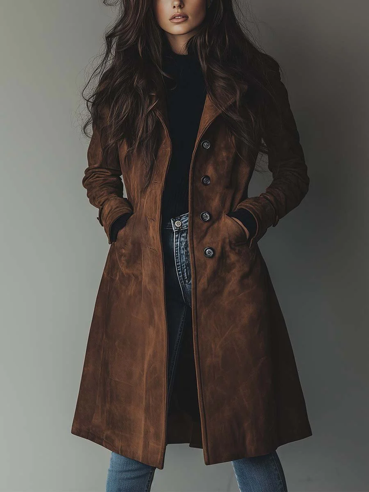 Gwendolen | Women's Classic Trench Coat with Vintage Accents