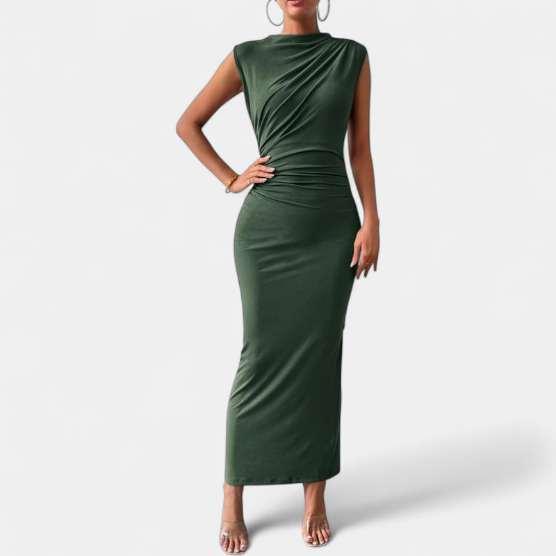 MELODY | Chic Bodycon Dress with Back Slit for Cocktail Events