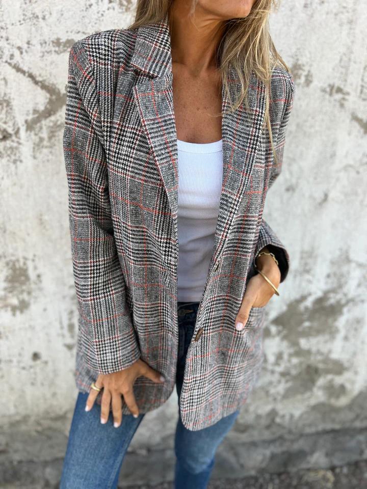 Blayria | Women's Tailored Blazer with Timeless Lapel Collar