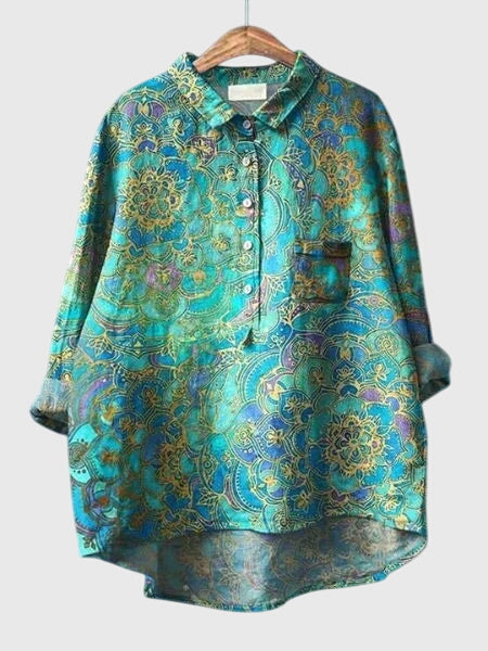 Valeria™ - Blossom Pattern Blouse