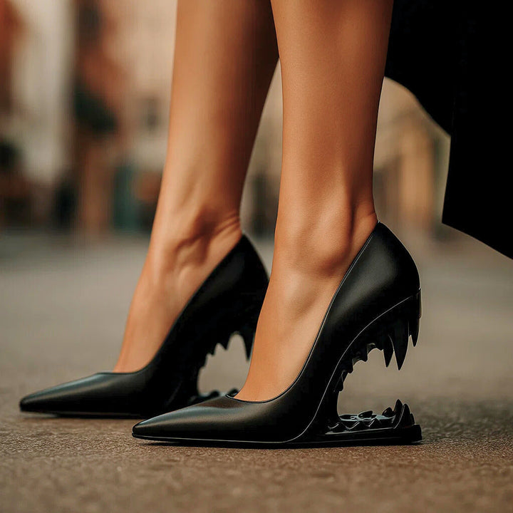 Talia Wolf Fang Stiletto Heels