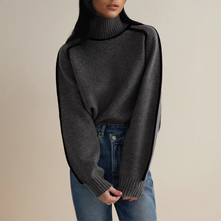 Faylin | Chic Women's Turtleneck Sweater with Elegant Details