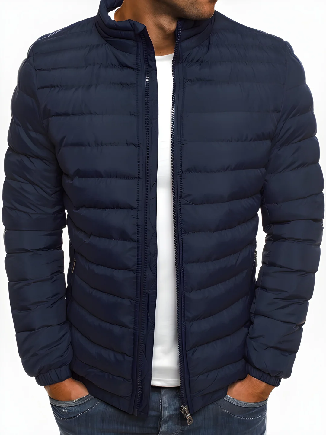 ARJEN | MID-LAYER JACKET WITH STANDING COLLAR