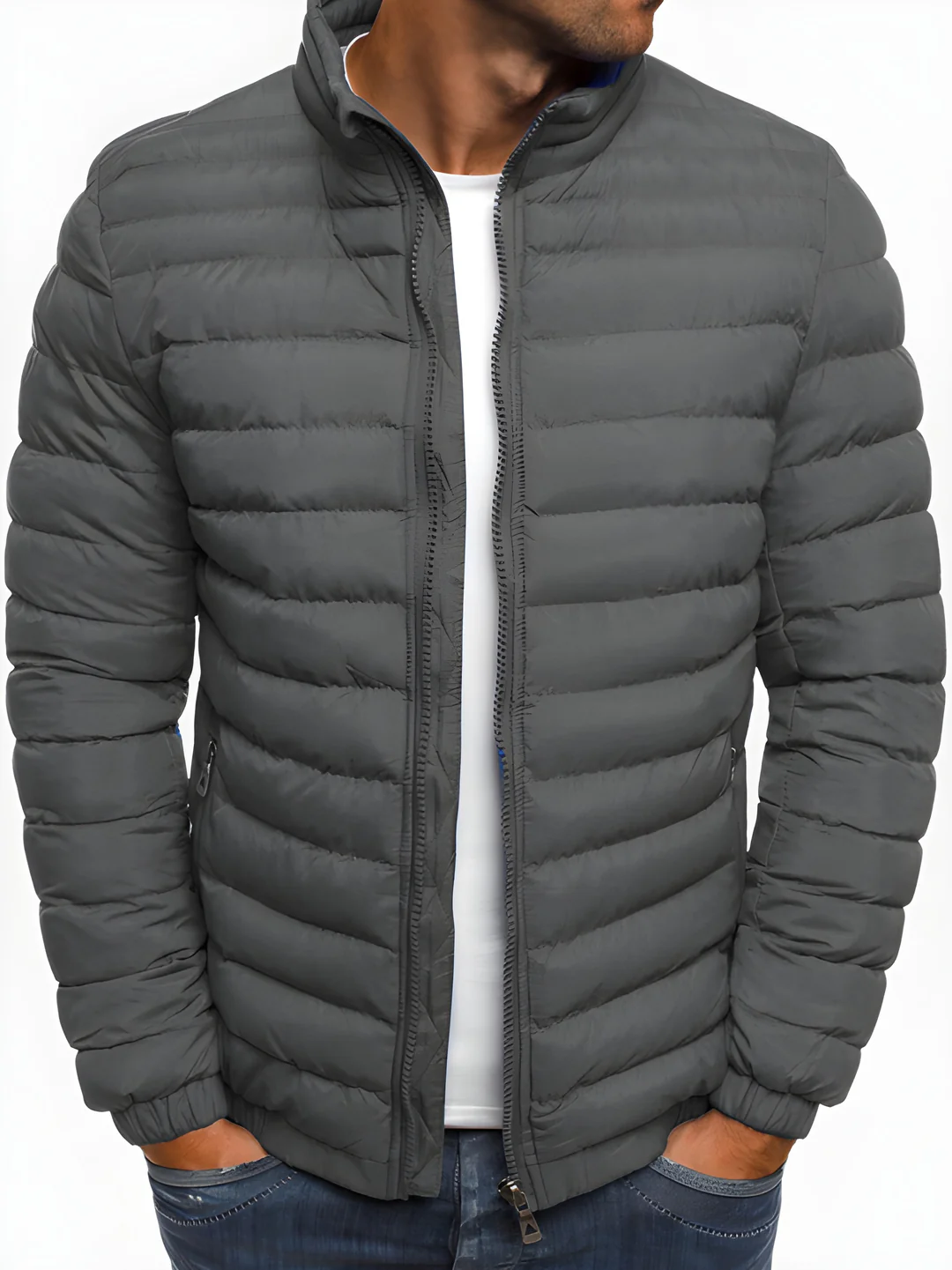 ARJEN | MID-LAYER JACKET WITH STANDING COLLAR