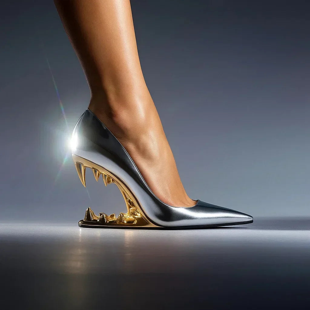 Talia Wolf Fang Stiletto Heels