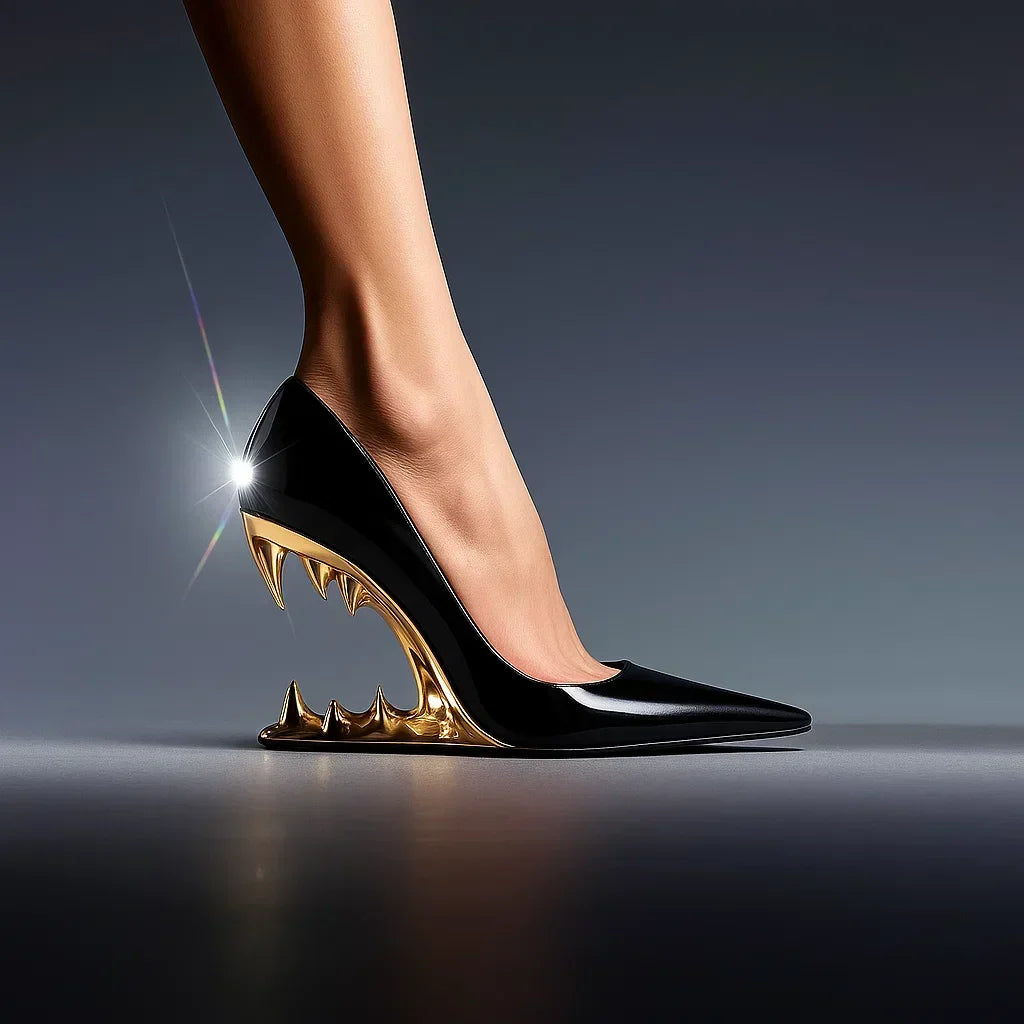Talia Wolf Fang Stiletto Heels