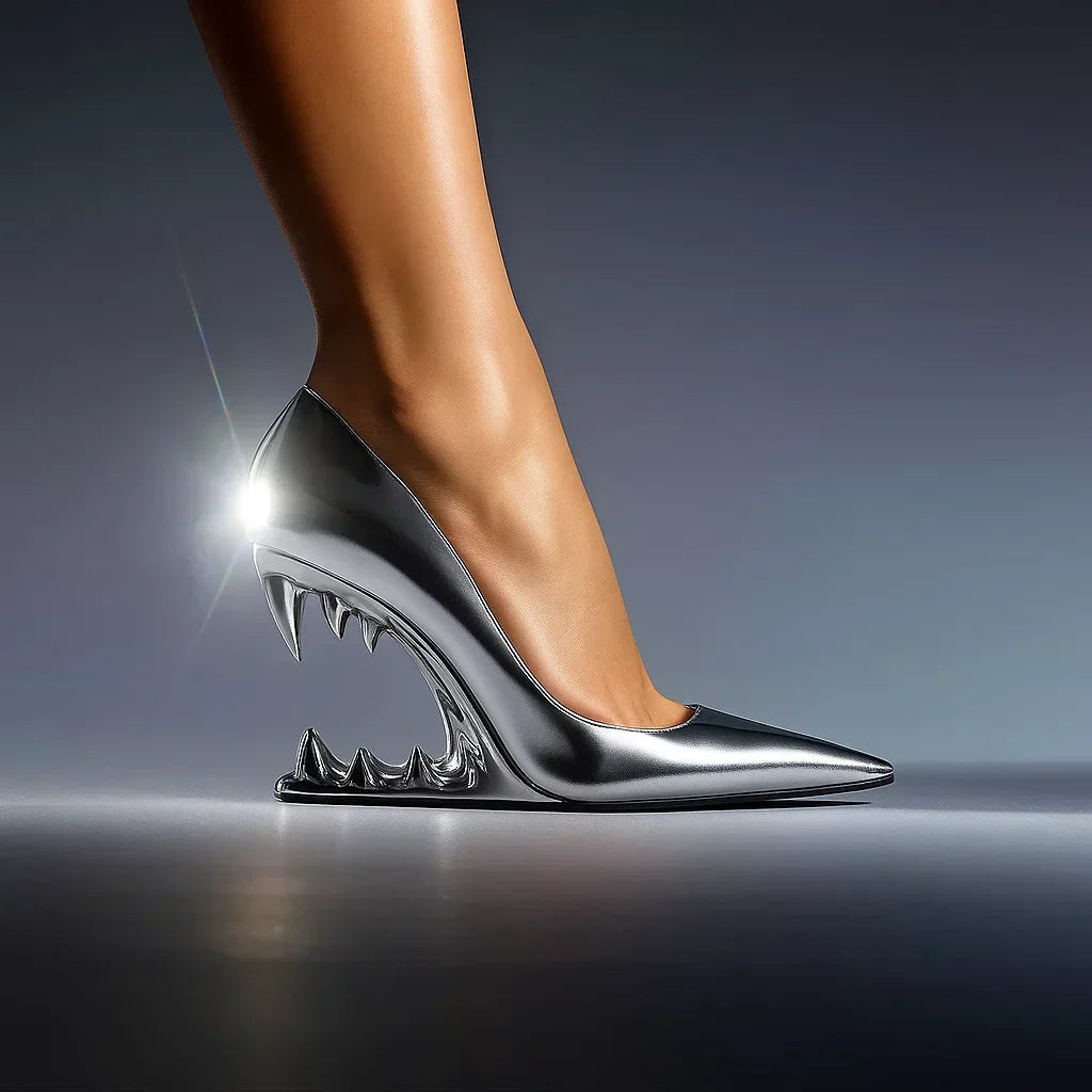 Talia Wolf Fang Stiletto Heels