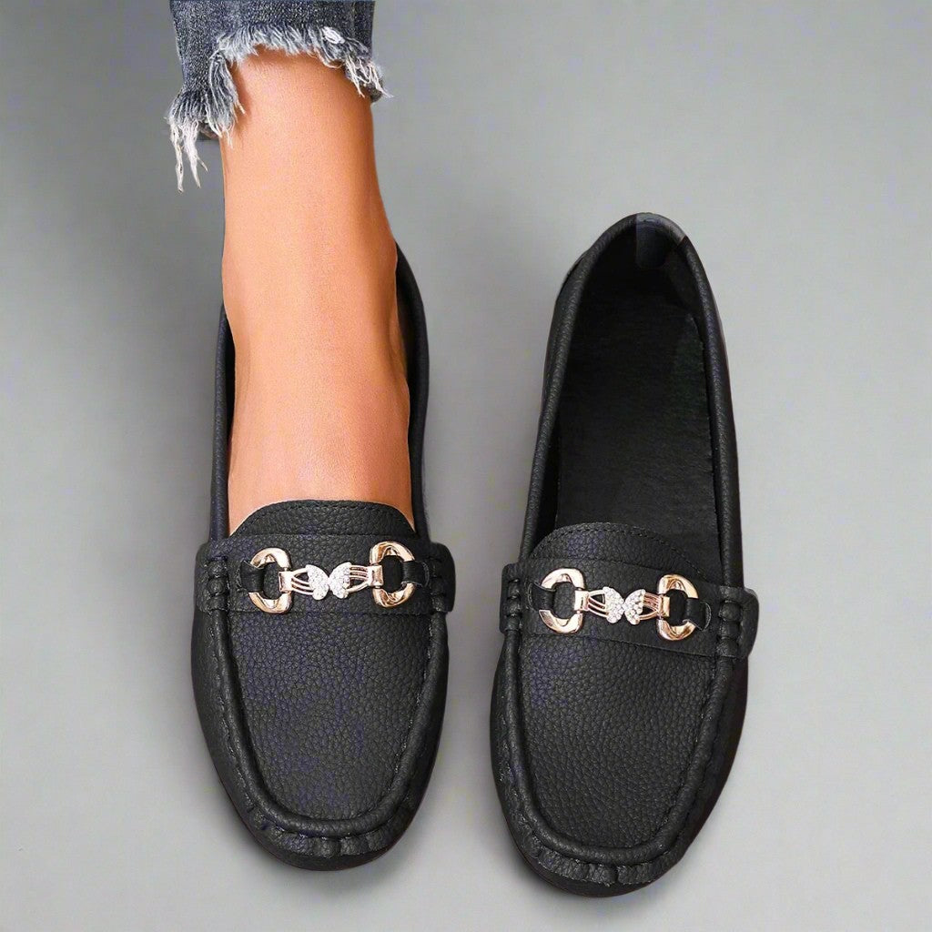 Rhinestone-Embellished Sorella Loafers