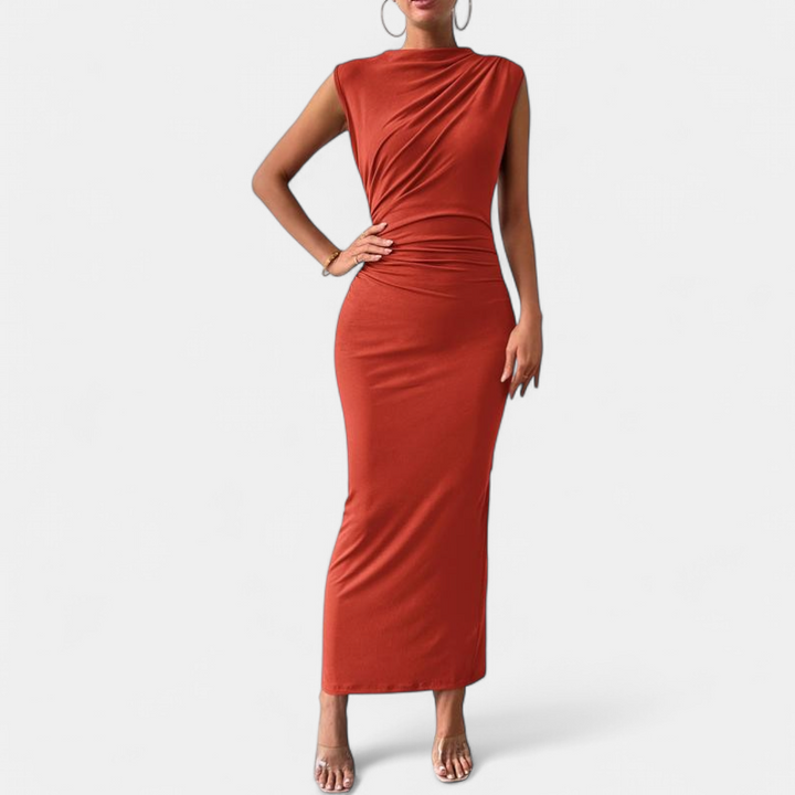 MELODY | Chic Bodycon Dress with Back Slit for Cocktail Events